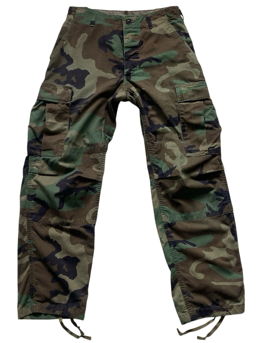 Vintage 1980s Unisex Camo Adjustable Army Pants 💪